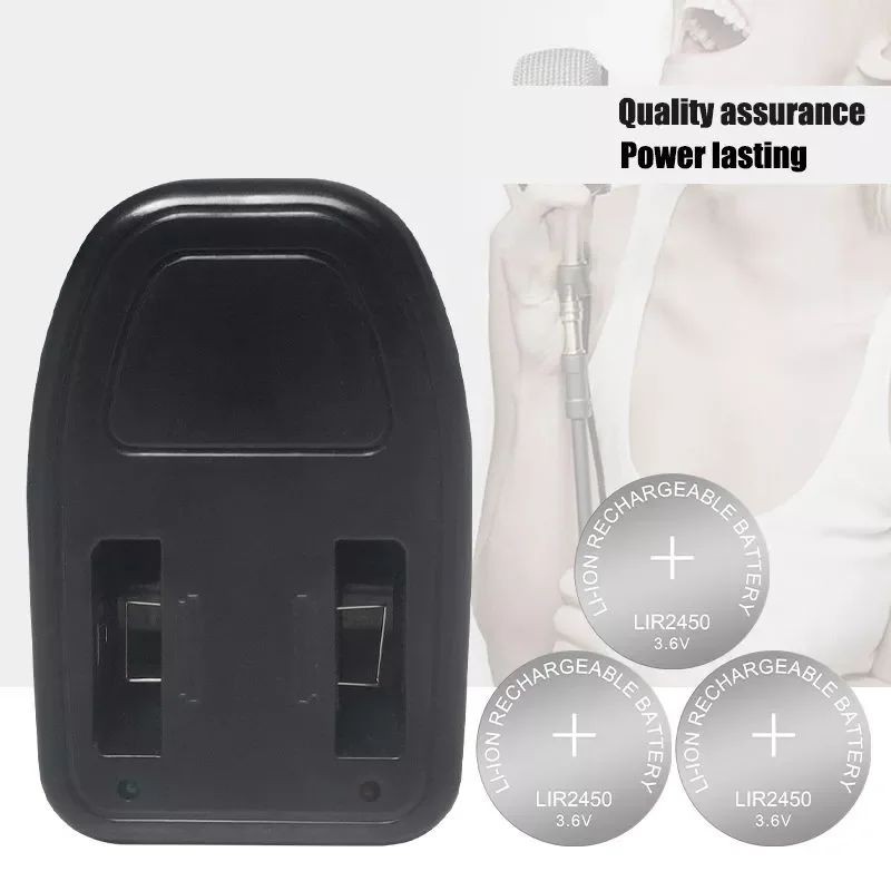 

NEW2023 2-Slot Charger + LIR2450 3.6V 120mAh Rechargeable Button Battery Lithium Coin Cell Batteries LIR 2450 Replaces CR2450