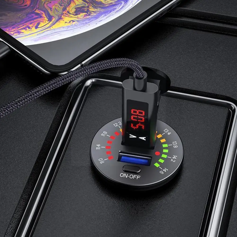 

Водонепроницаемый Автомобиль Мотоцикл лодка 2 Usb зарядное устройство Qc3.0 Usb адаптер для быстрой зарядки ВКЛ./ВЫКЛ. Питание Led двойной телефон ...