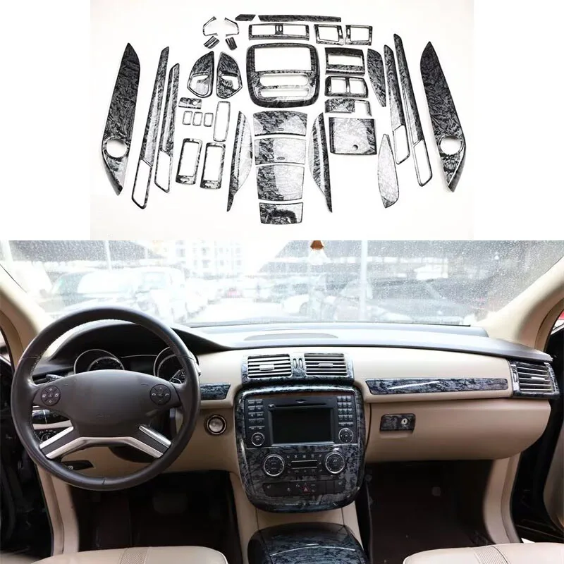 Для Mercedes Benz R Class R300 R350 2006-2009 2010-2018 деревянный цветной внутренний подъемник для