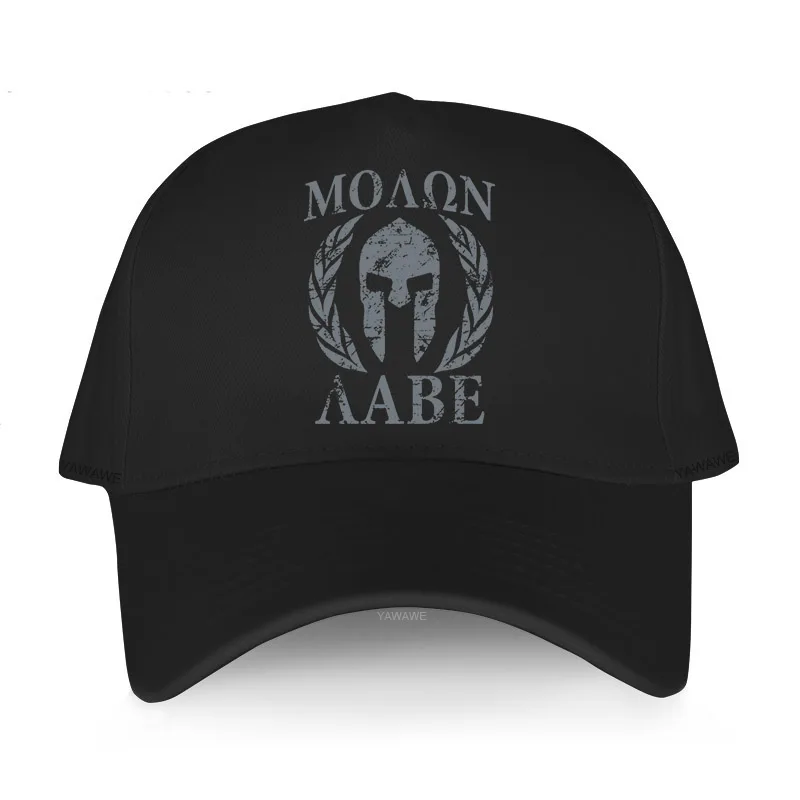 

Крутая Спартак спартанская Снэпбэк Кепка Molon Labe Мужская предварительно сокращенная хлопковая спартанская троянская Кепка на шлем бойфренд...