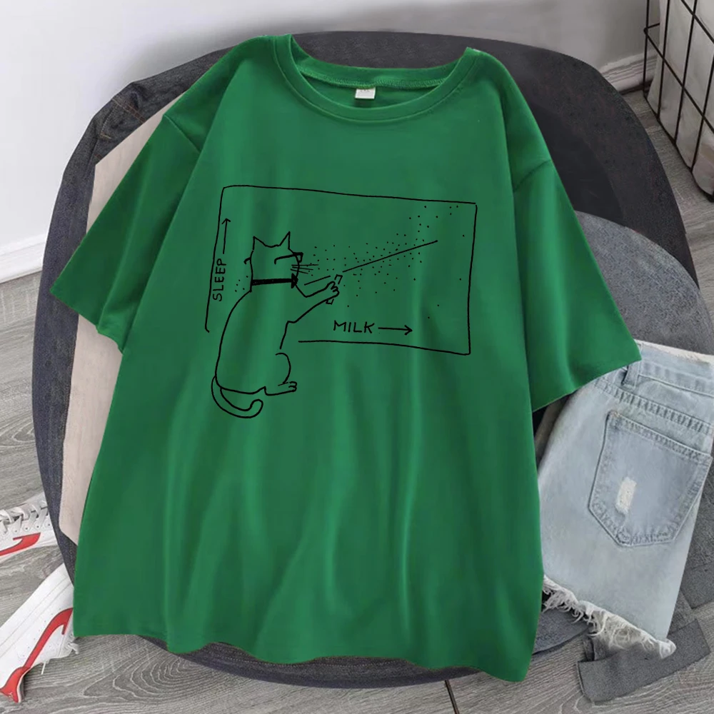 Футболка Class Cat Math Essential Formulas мужская повседневная футболка большого размера