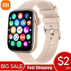 xiaomi bluetooth call smart watch men 120 sport mode women smartwatch heart rate sports fitness tracker for android apple phone free global shipping