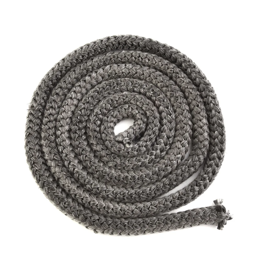 

Fiberglass Rope Seal Long lasting Black Stove/Fire Rope 2m Length 10/12mm Diameter Ideal for Wood Burning Stoves