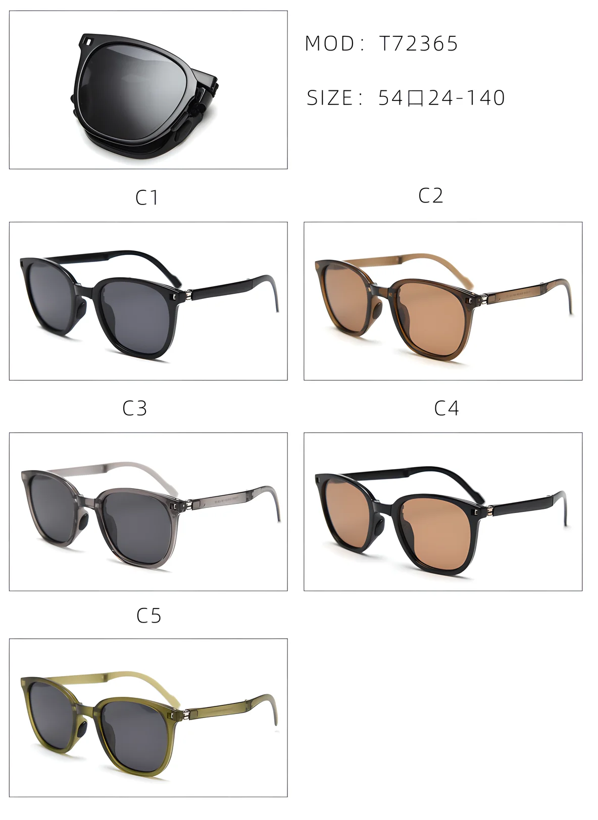 Инновационные Новые складные солнцезащитные очки TR90 стильные унисекс винтажные