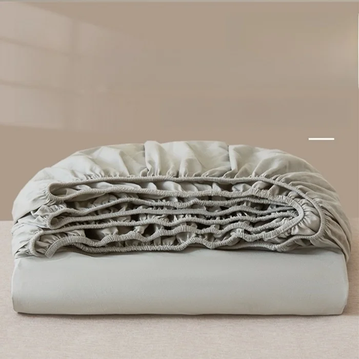 Однотонная хлопковая простыня Xinjiang класса A с длинными скобами T