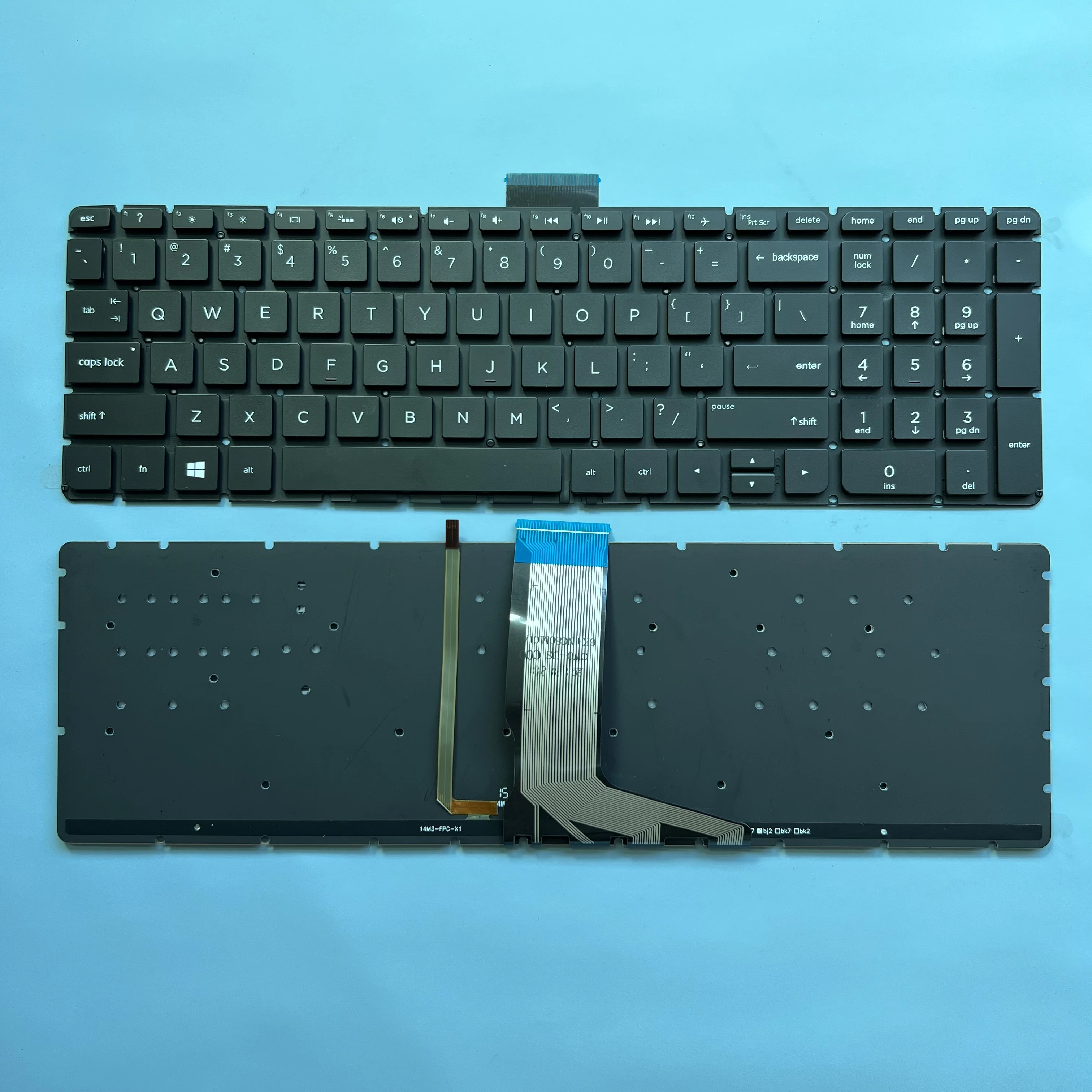 Фото XIN для HP pavilion 15-AB 15-AQ 15-AU 15-AW 15-BK 15-BC M7-N 17-G 15-au000 15-ak000 15-AN 15-an000 ноутбука с подсветкой клавиатуры США №4