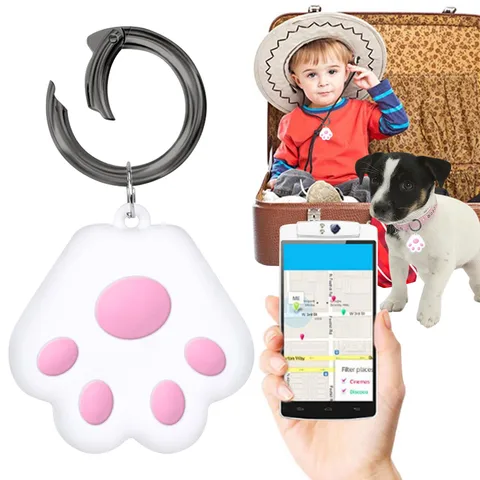Портативный мини-локатор для отслеживания кошек и собак, скрытое устройство слежения Gps для детей, Bluetooth 5,2, ожерелье для отслеживания мобильных ключей