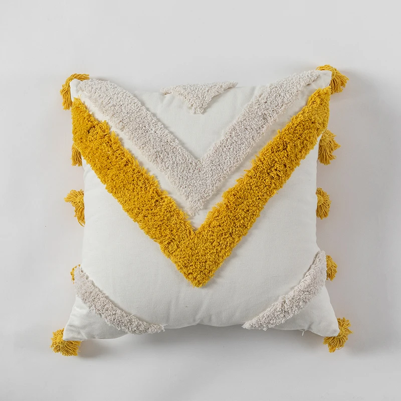 Подушка ручной работы чехол в марокканском стиле абстрактная темно-синяя