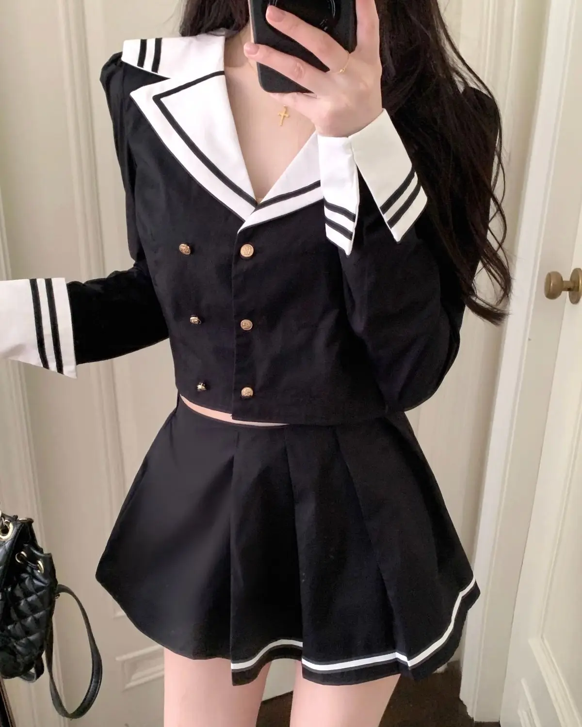 Осенний японский кавайный новый комплект из двух предметов женские милые