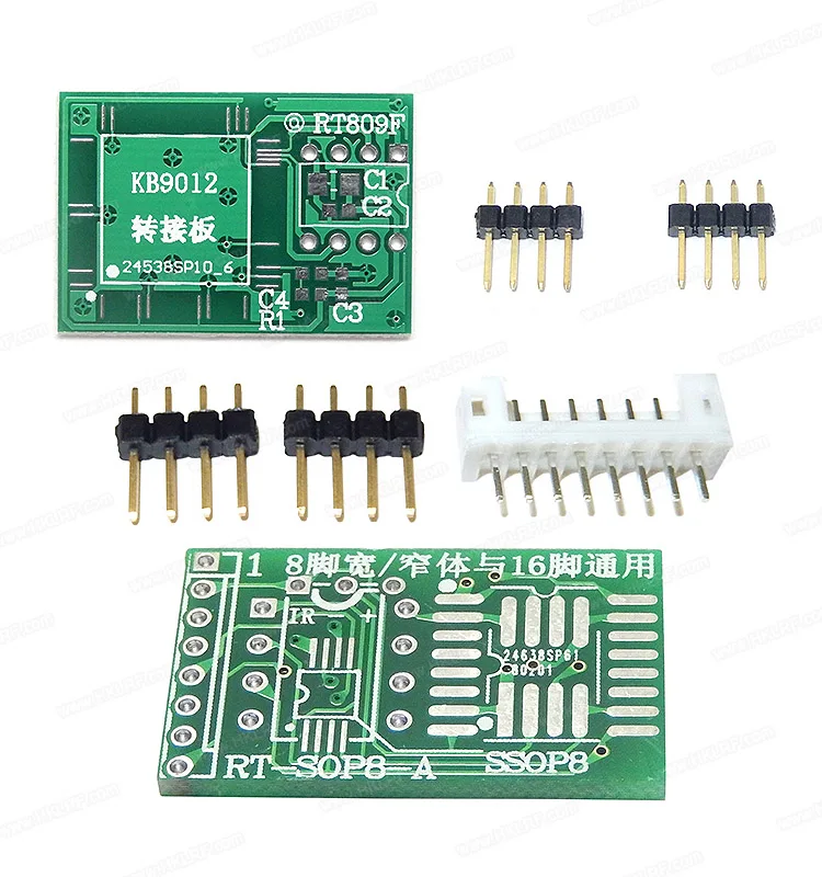 Фото Программатор RT809H EMMC NAND FLASH универсальный USB-программатор + 12 адаптеров с кабелем ISP №4