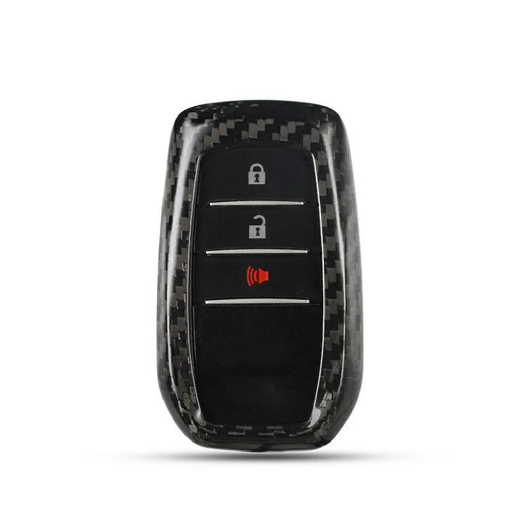 

Чехол для автомобильного ключа из углеродного волокна, флип-чехол для Toyota Alpha RAV4, Alphard Pvivia Key, защитный чехол, 1 комплект