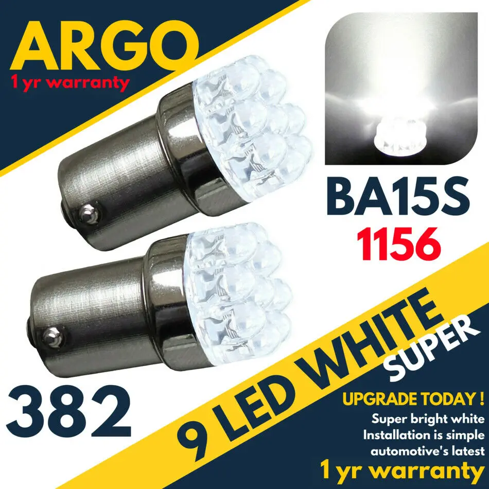 

Vauxhall Vectra C Reverse Bulbs Mk2 382 P21w Led Xenon White Light Bulb 343 12v