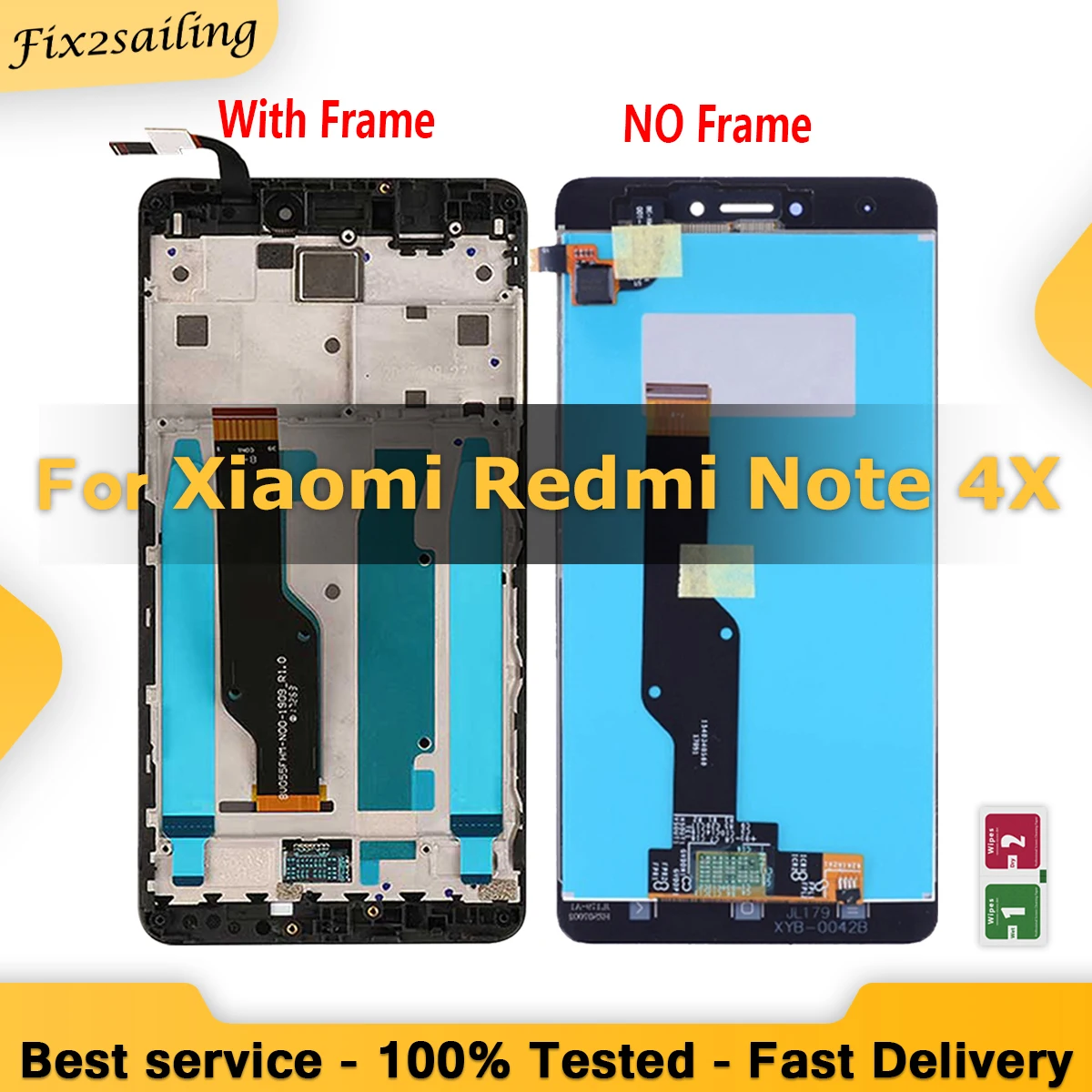 ЖК-дисплей качества AAA +++ для Xiaomi Redmi Note 4X 4 сенсорный экран с/без рамки телефон