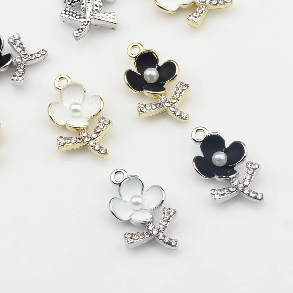 

10 шт., подвеска в виде растения для браслета, ожерелья