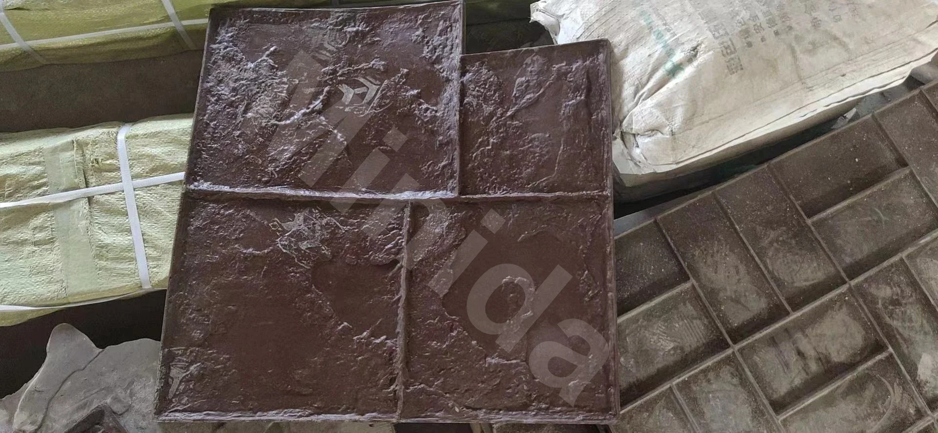 Декоративные штампованные веером штампы для Бетонного Пола с принтом текстуры