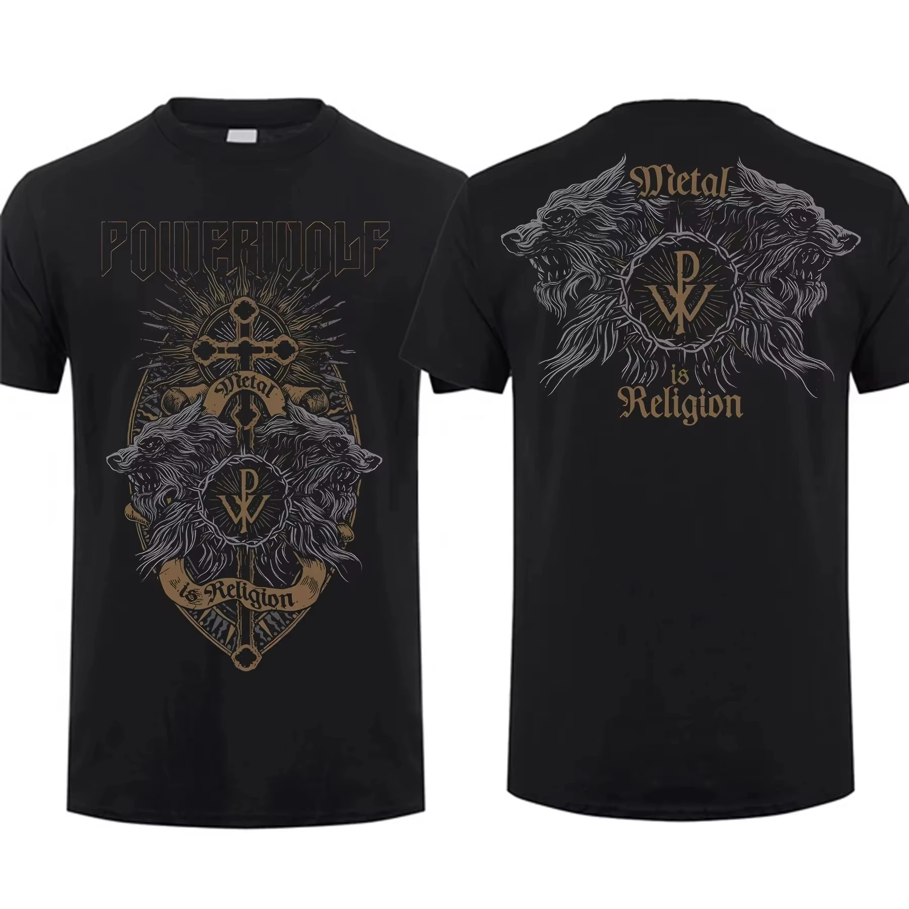 Popular Men Powerwolf T Shirt 3D Printing T-Shirt Fashion MenWomen Short Sleeve O-Neck Tee Harajuku Unisex Streetwear Top (art.: 3920cbf0f565a) - 3920cbf0f565a