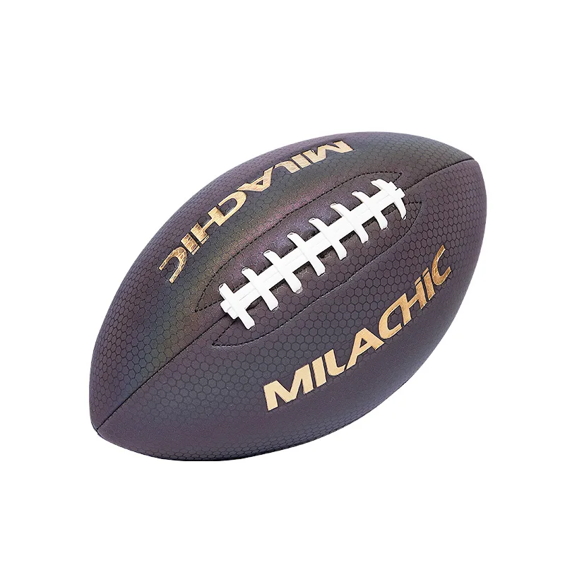 

American Football Rugby Ball Resistance Size 9/6 /3 American Footbll Training Practice Team Sports Rugby Luminous Reflective