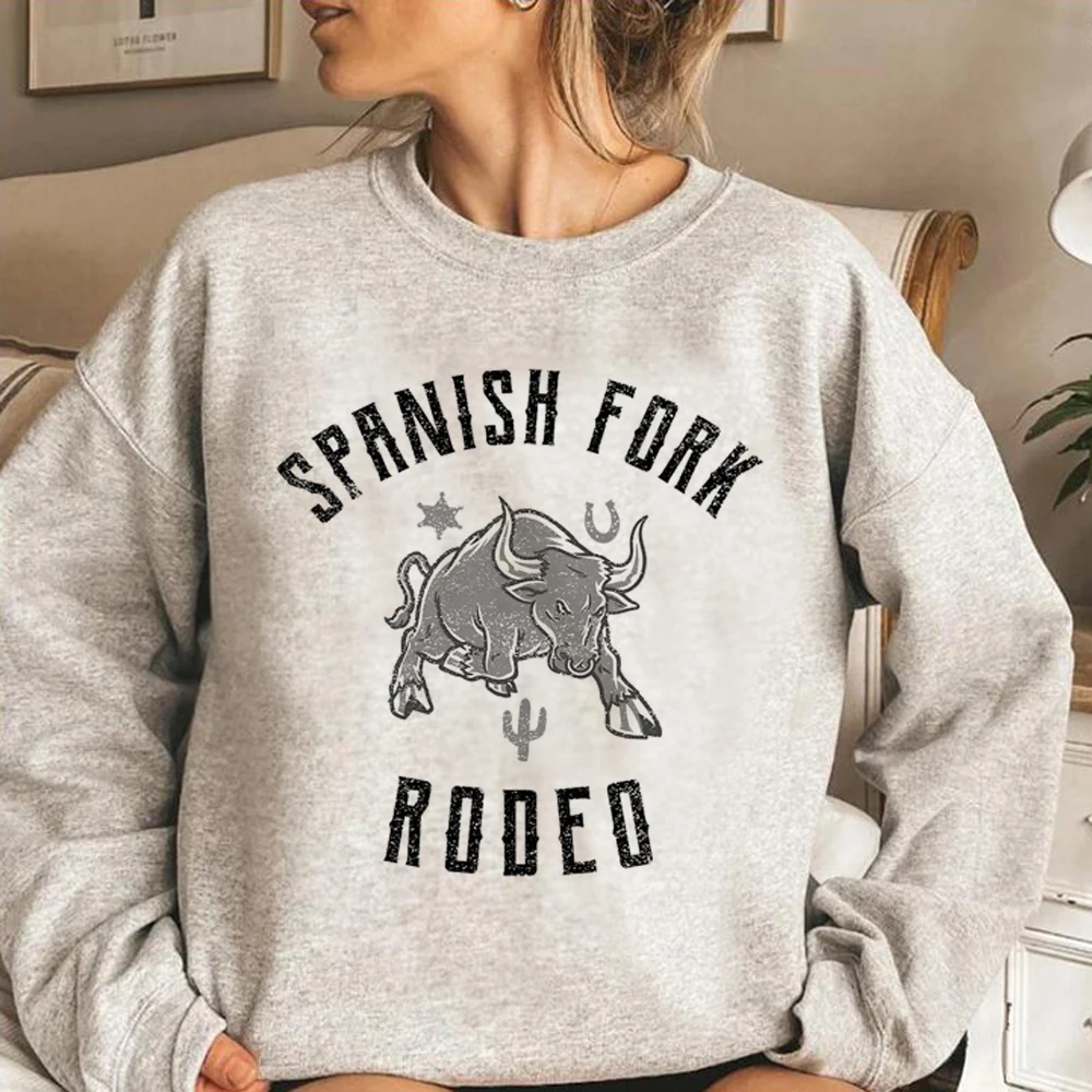 

Толстовки с изображением испанского быка, Женский Топ с длинным рукавом, милый свитер в Корейском стиле, женская одежда, спортивный костюм в Корейском стиле