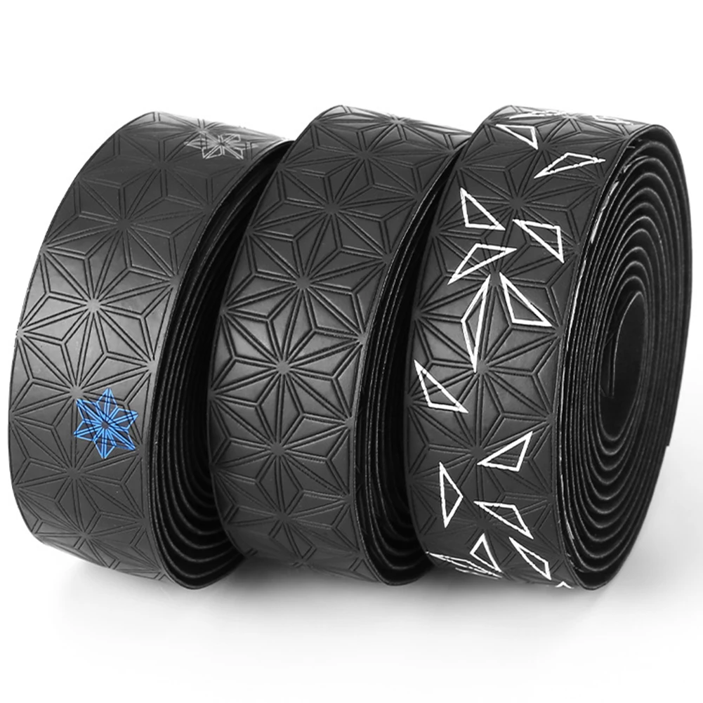 Road Bike Handlebar Tape Anti-Slip PU Shock Handle Bar Tape with PU Anti-Vibration Wrap Bicycle Handlebar Tape Durable Tape