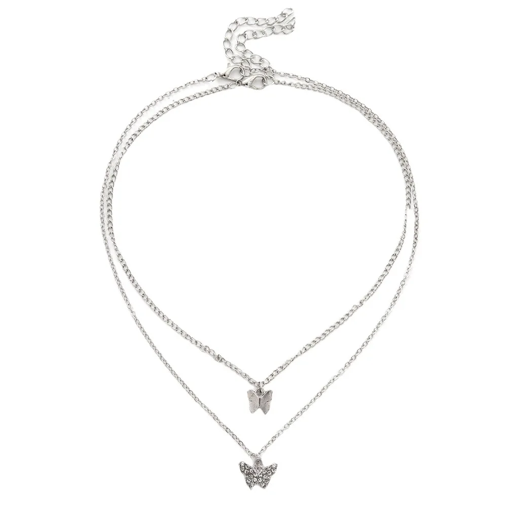 Wholesale Crystal Butterfly Charm 