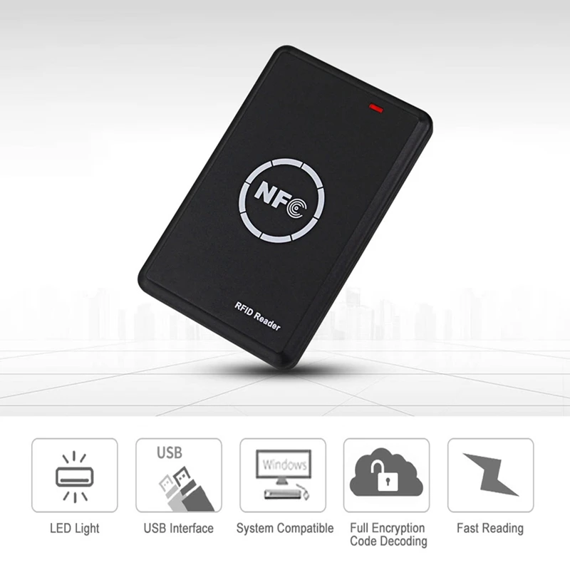 Дубликатор RFID-считывателя NFC-считыватель программатор смарт-карт декодер карт