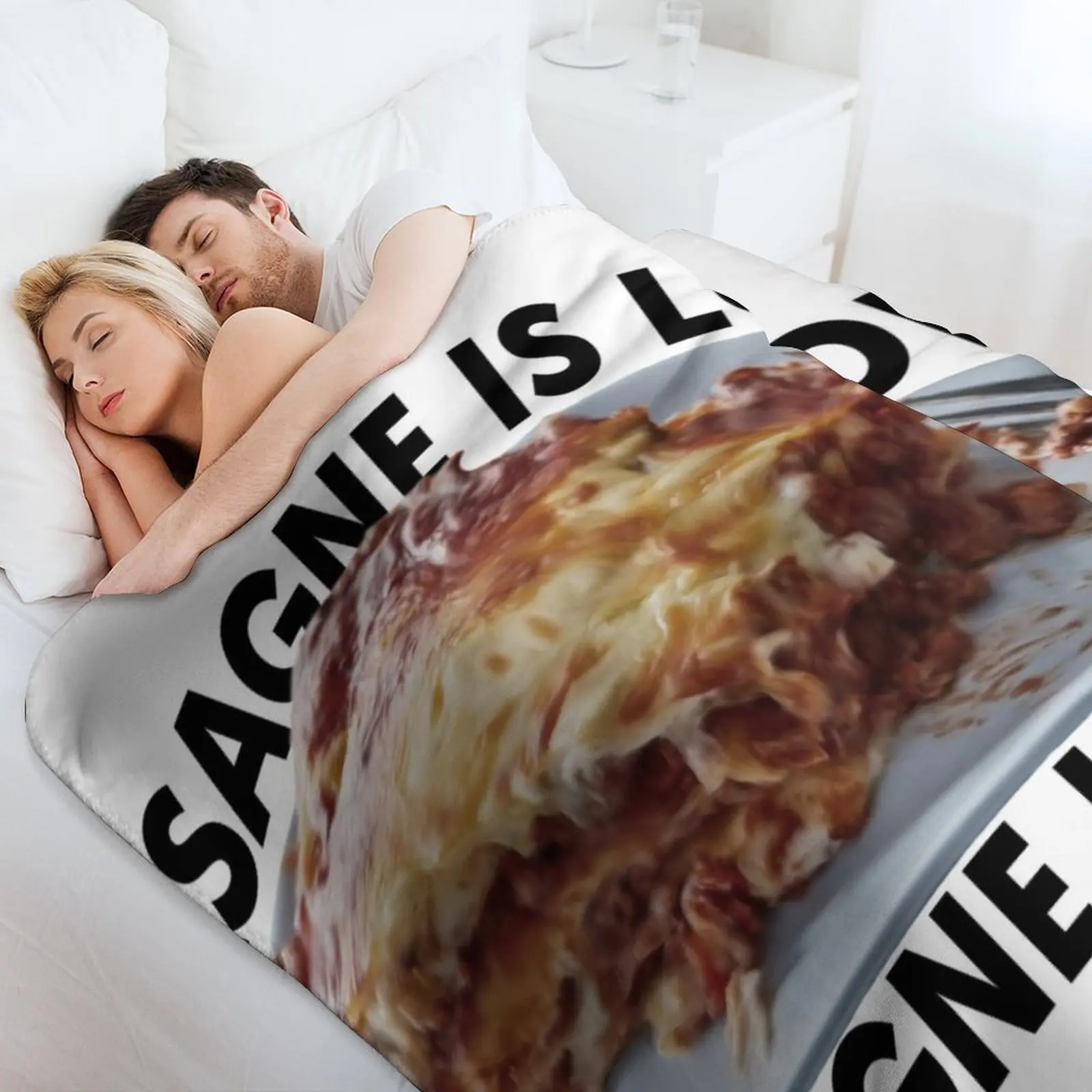 Фото Плед Lasagne Love, устойчивый к выцветанию, прочный плед №4