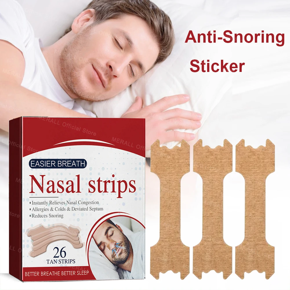 Носовые полоски для облегчения дыхания средство предотвращения храпа и