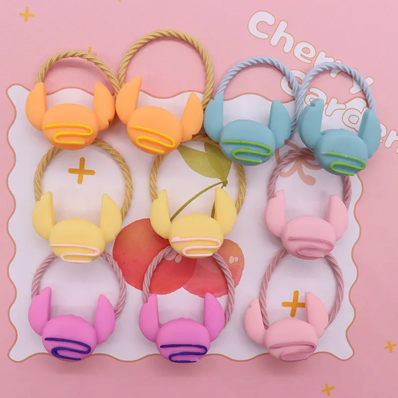 

10 шт./компл. однотонные аксессуары для волос с героями мультфильмов