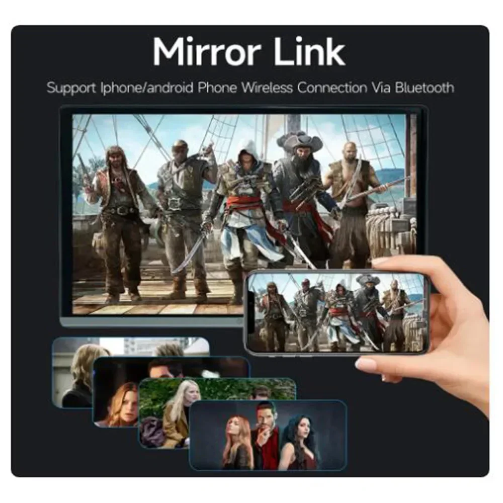 Монитор подголовника дисплей IPS Android 12 4 + 64G планшет сенсорный экран для