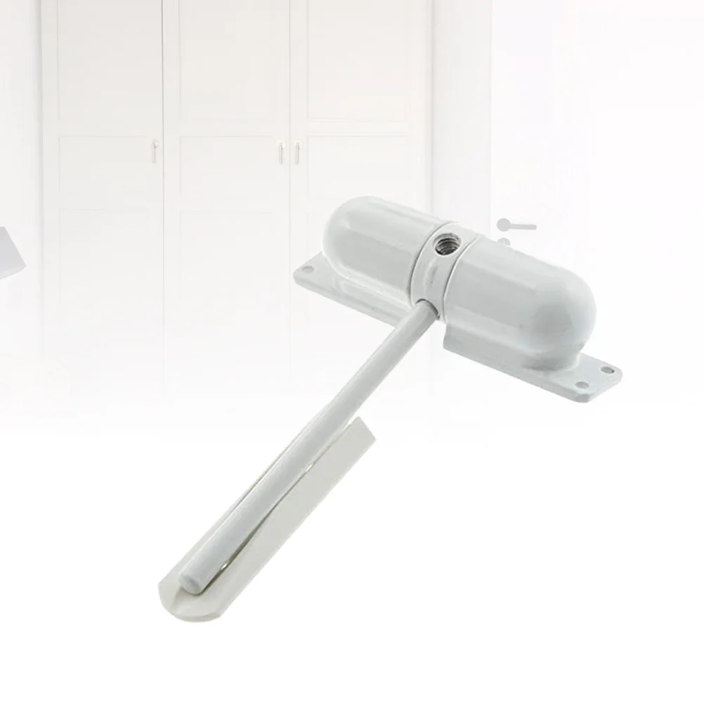 

Бытовая легкая пружинная направляющая, автоматическая дверная накладка, подпружиненная дверная накладка (белая)