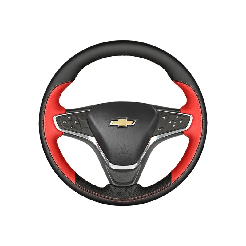 

DIY Hand-Stitch Leather Car Steering Wheel Cover for Chevrolet Equinox Malibu XL Monza Cruze Interior Auto Accessories
