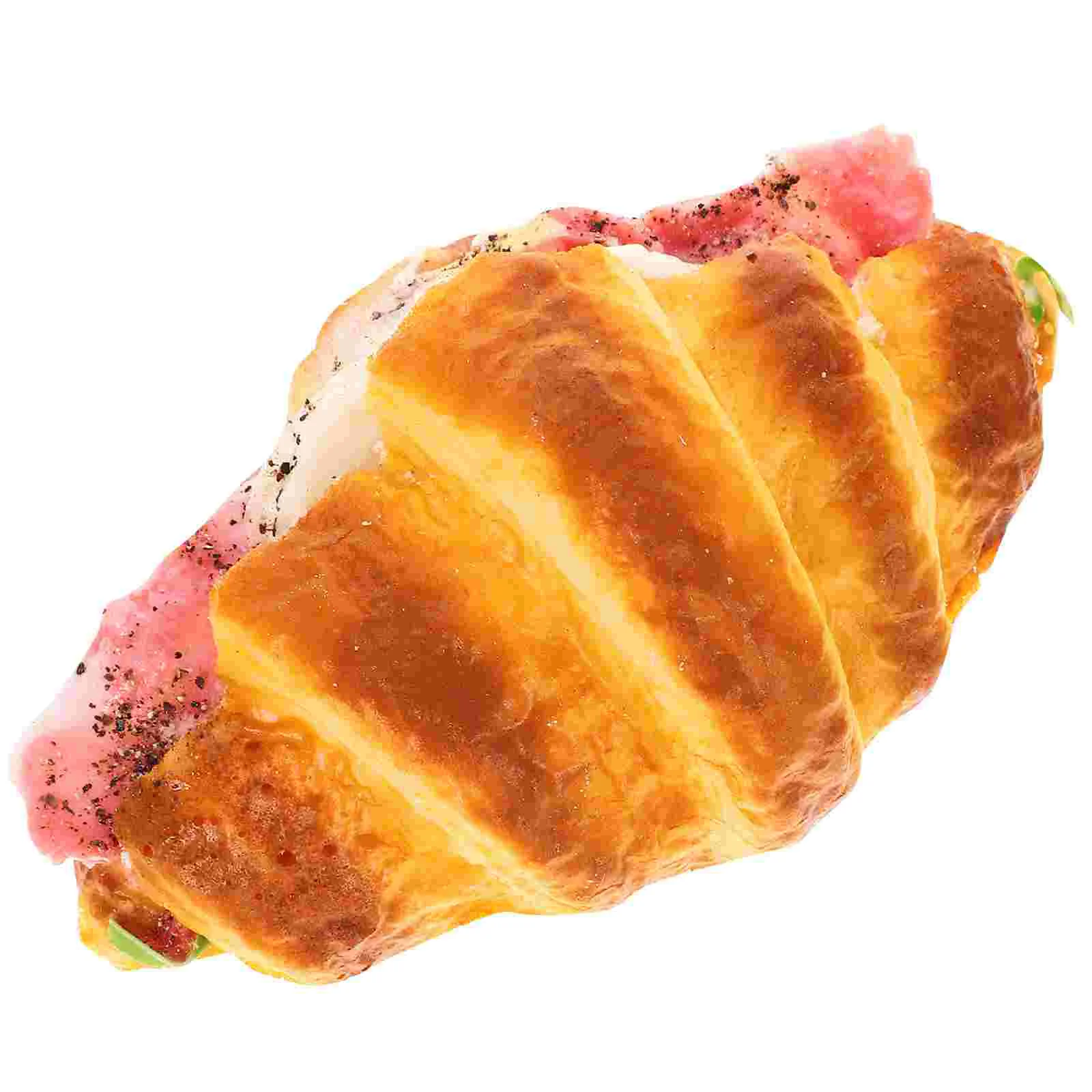 

Pu Bread Home Decor Simulation Croissant Croissants Teaching Prop Decorative Photography Fake Commercial Model Ornament
