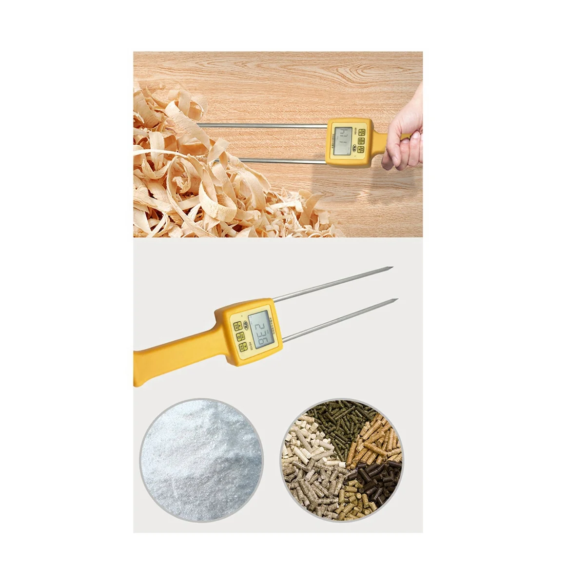 Портативный анализатор влажности древесины HS125