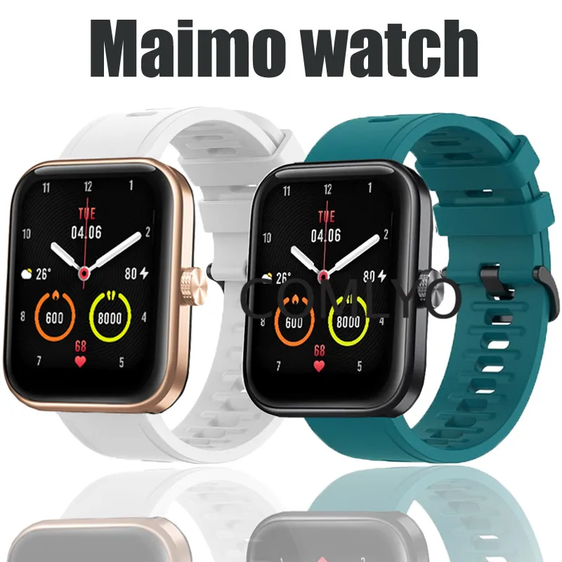 

For Maimo Watch Strap Silicone Band Soft Outdoor Replacement wristBand Sport waterproof Bracelet