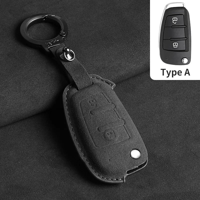 Фото 2 3-кнопочные замшевые чехлы для JAC S2 Refine Car Flip Key Case S3 S4 S5 S7 R3 A5 JAC A13 A13RS Refine M3 V7 T6 Pickup Fritson T8 №5