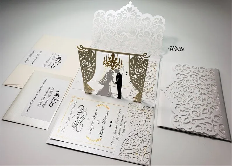 

Лазерная 3D открытка "Invite"