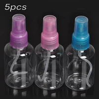 50ml spray bottles plastic transparent refillable bottle portable travel perfume bottle sample empty containers atomizer bottle