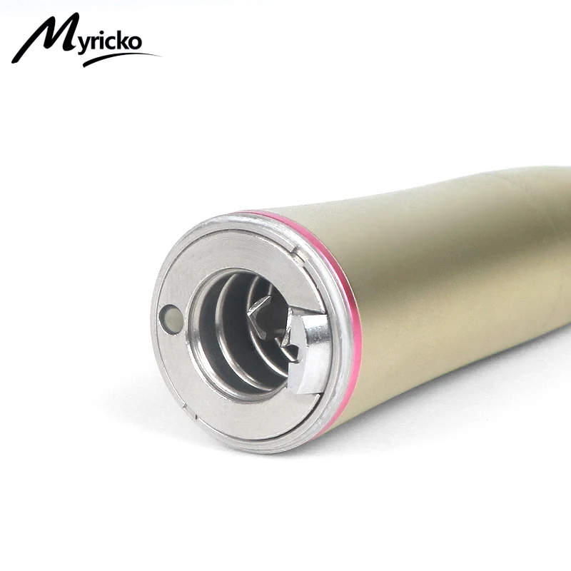 NSK Type Myricko Dental  Low Speed 1:5 Ratio Fiber Optic Contra Angle  Handpiece Red Ring Air Turbine Dentistry Equipment Tool