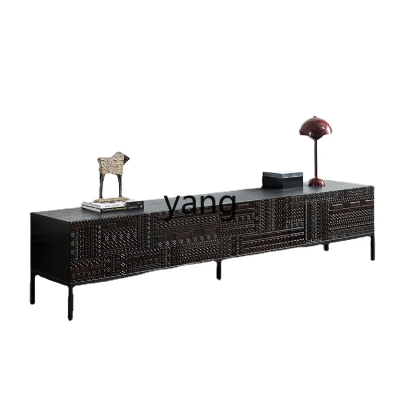 Телевизионный шкаф из цельной древесины оригинальное выражение винтажная