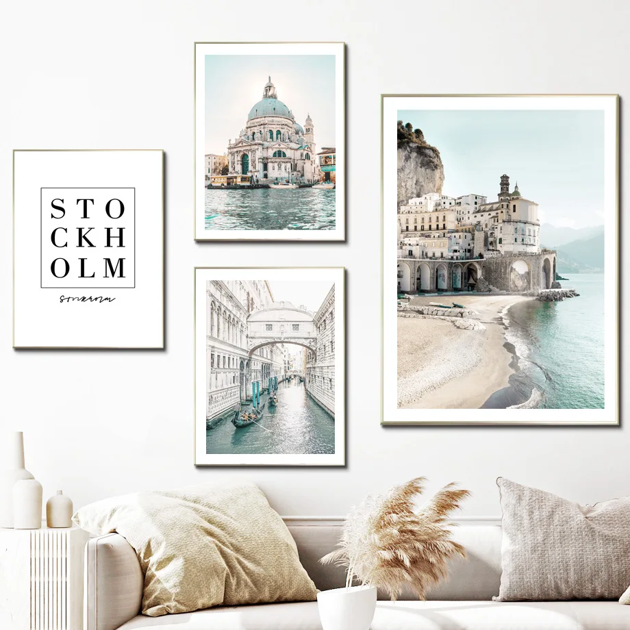 Настенная картина Морская Роза скандинавский настенный постер с изображением