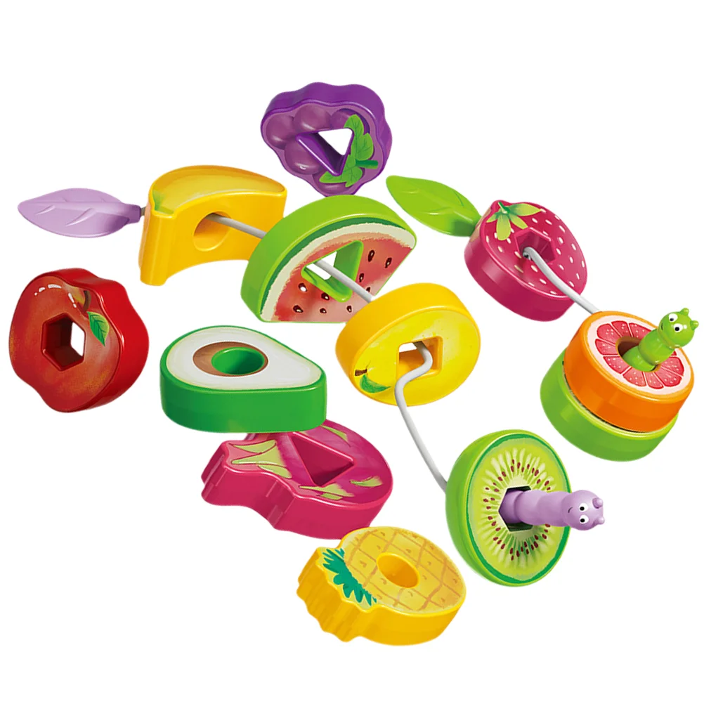 

Educational Playthings Funny Beaded Toys Cartoon Lacing Toddler Desktop Interactive