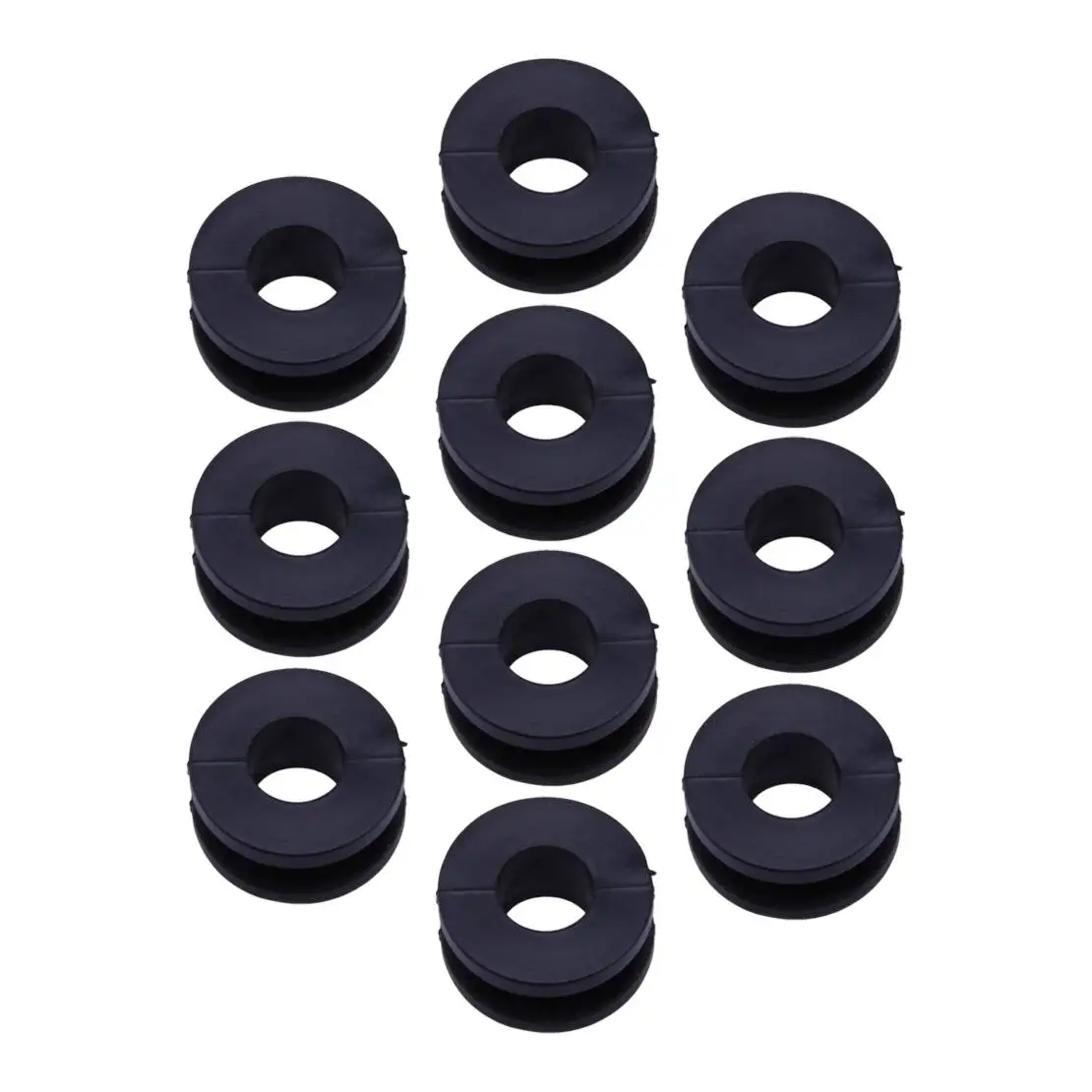 10 шт. боковая крышка обтекатель втулка черная резина подходит для Honda Goldwing GL1000 GL1200