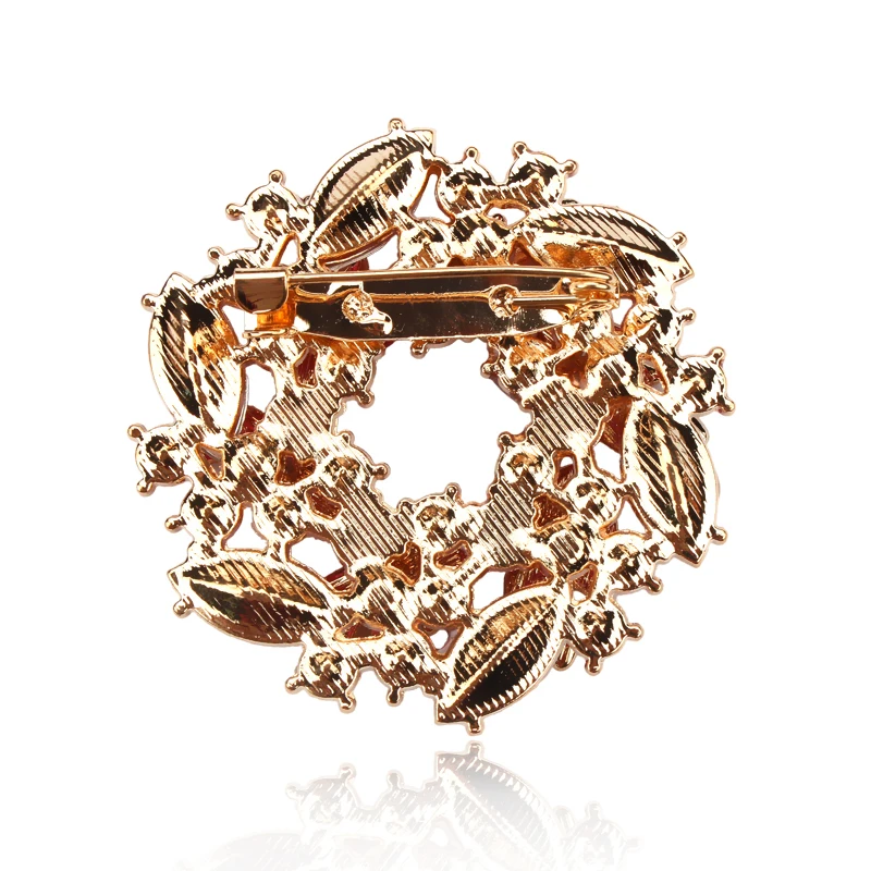 Брендовая красивая брошь WEIMANJINGDIAN в виде цветочной гирлянды с кристаллами