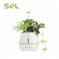 SOL Self-watering Planter HEPA Filter Home Plant Air Purifier Air Purifier Flower Pots Portable KJFMN220A 1 Piece 260*260*280mm