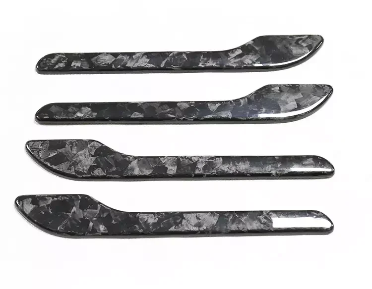 Высококачественная автомобильная часть дверная ручка из сухого карбона для