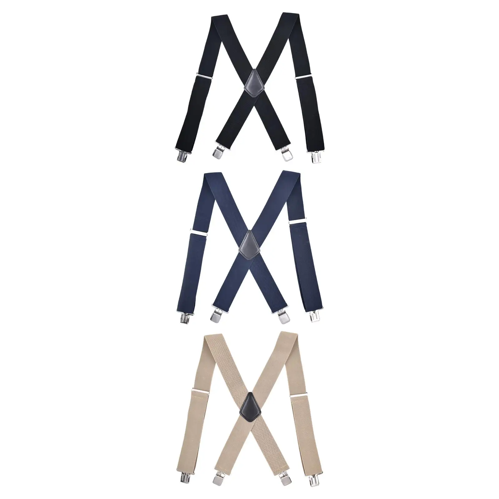 

Мужские подтяжки с регулируемыми крючками и кнопками, тяжелые подтяжки для брюк