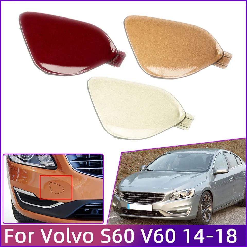 Передний бампер буксировочный крючок накладка на глаза для Volvo S60 S60L V60 2014 2015 2016 2017