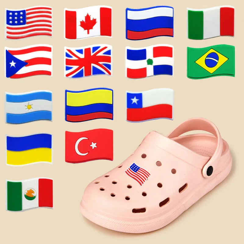 1 шт. классические Мультяшные подвески для обуви из ПВХ украшения крокса свиньи