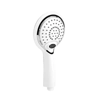 led hand bathroom shower spray head digital temperature display hand shower
