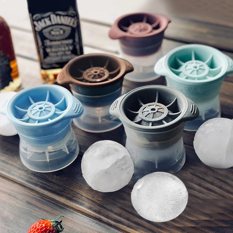 

5/6cm Ball Ice Cube Maker Big Size DIY Sphere Ice Maker Tray Silicone Mold Frozen Ice Cube Tray Mold for Cocktail Whiskey Drink